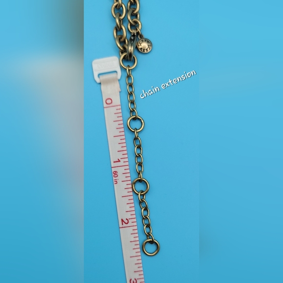 J. Crew Tortoise Shell & Crystal Teardrop Necklace - Picture 5 of 9